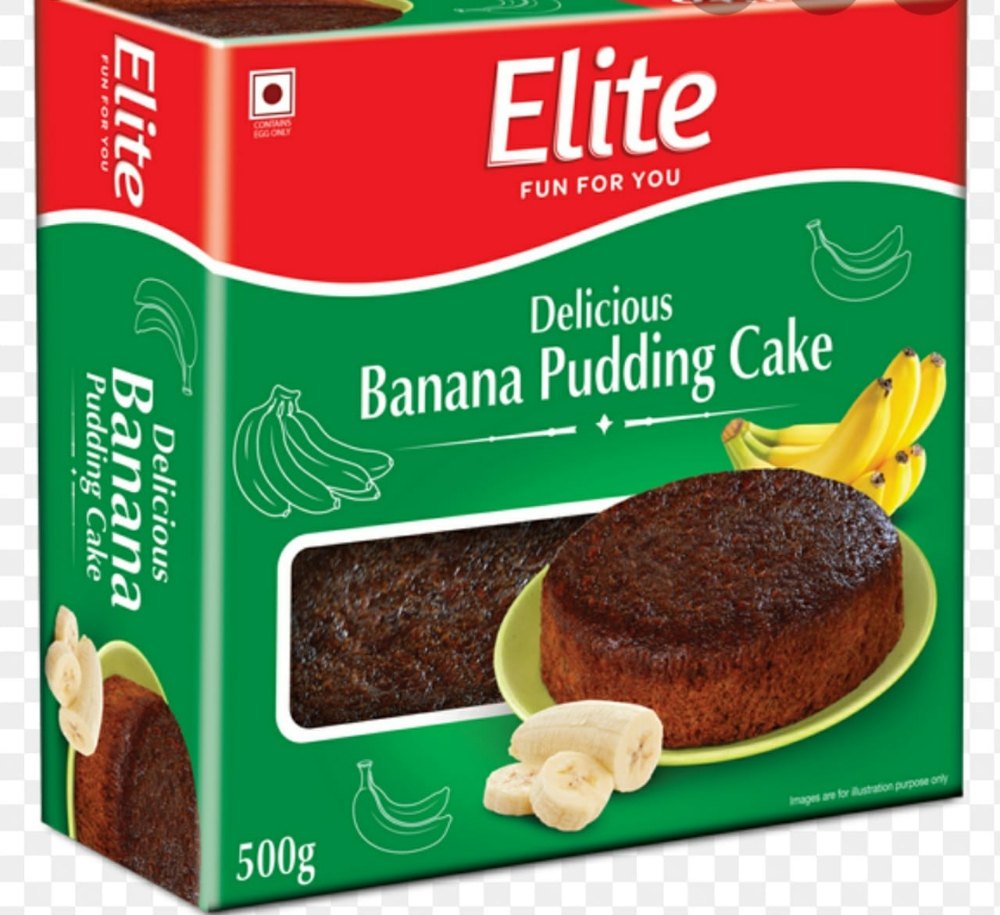 Banana Pudding Cakes, 500 Gm Box Packaging img