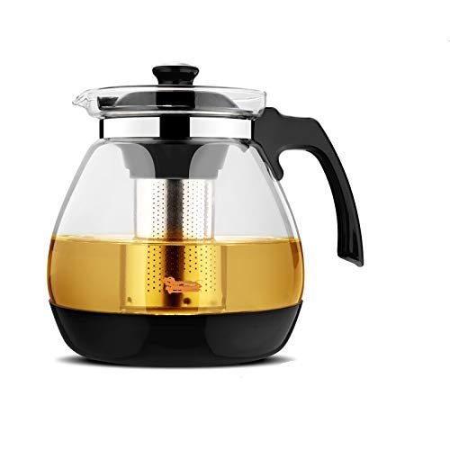 Sajani Heat-Resistant Glass Filter Teapot for Home img