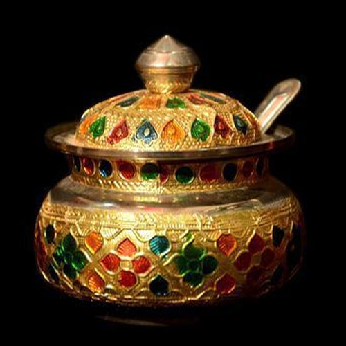 Gold Decorative Sugar Bowl