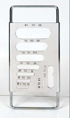 Vertex Stainless Steel Flakiness Index Gauge: Indian img