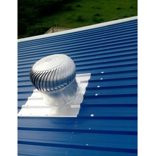 Non Power Driven Aluminium Turbine Air Ventilators With Aluminium Profile Base, For Industrial, Shed Mounted