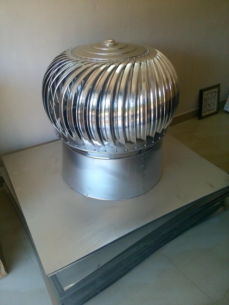 Bright Non Power Driven Aluminium Ventilators, For Industrial, Round