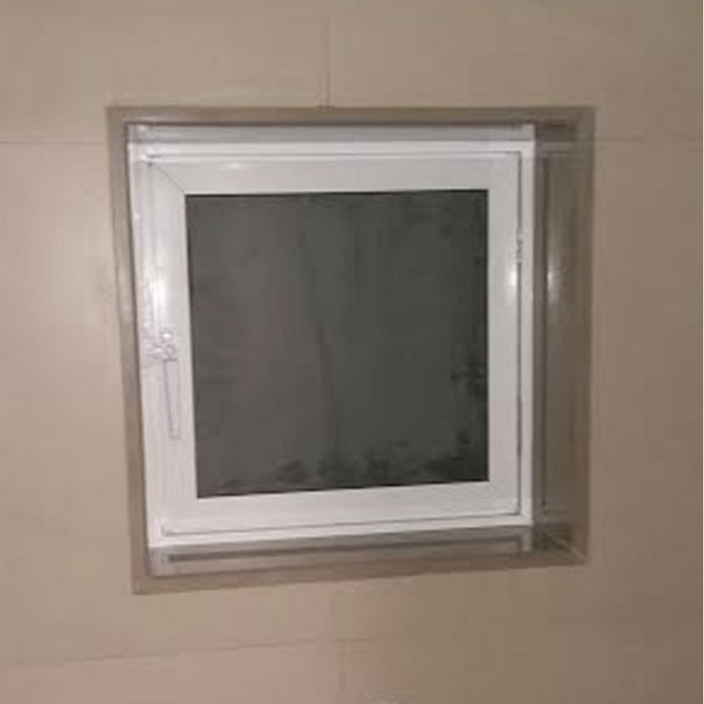 White Powder Coated Aluminium Ventilator Window, For Home, Size/Dimension: 2.5 X 2.5 Ft