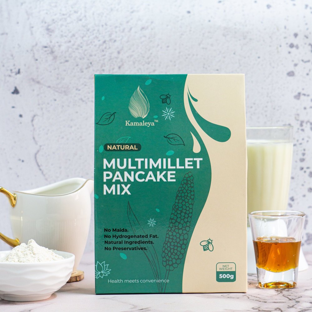 Kamaleya Millets Pancake Mix, Powder, Packaging Size: 500gms