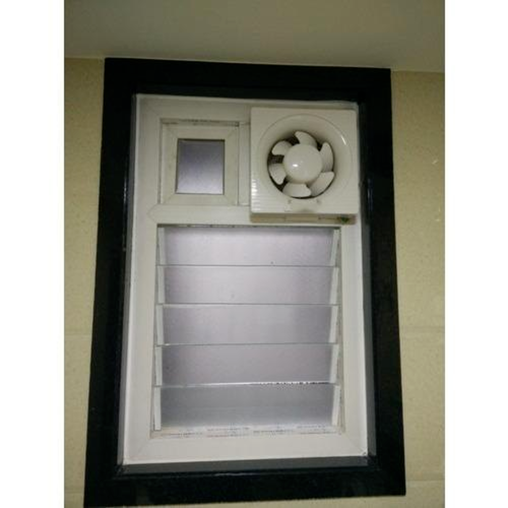 H Profile 5mm UPVC Ventilation Window, For Bathroom