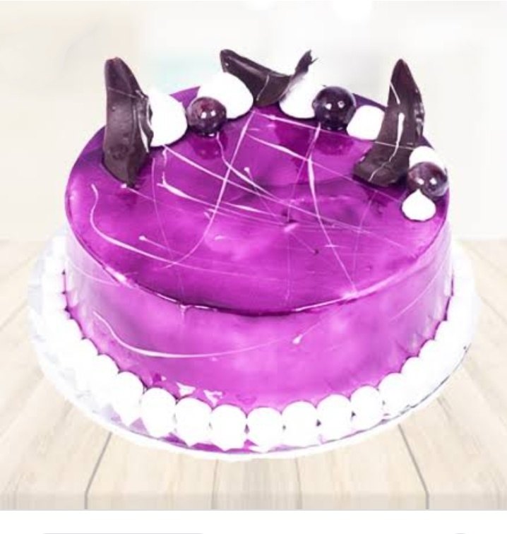 Round Black Currant Cake, Packaging Type: Box, Weight: 500gm img