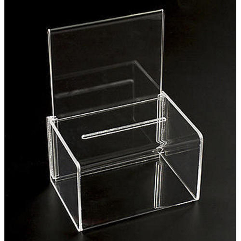 Wall Mounted Transparent Donation Boxes