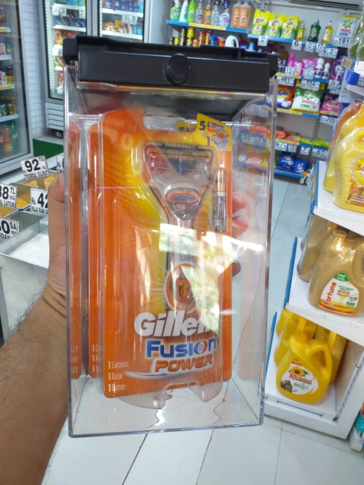 Acrylic Transparent Anti Theft Display Box, For Supermarket img