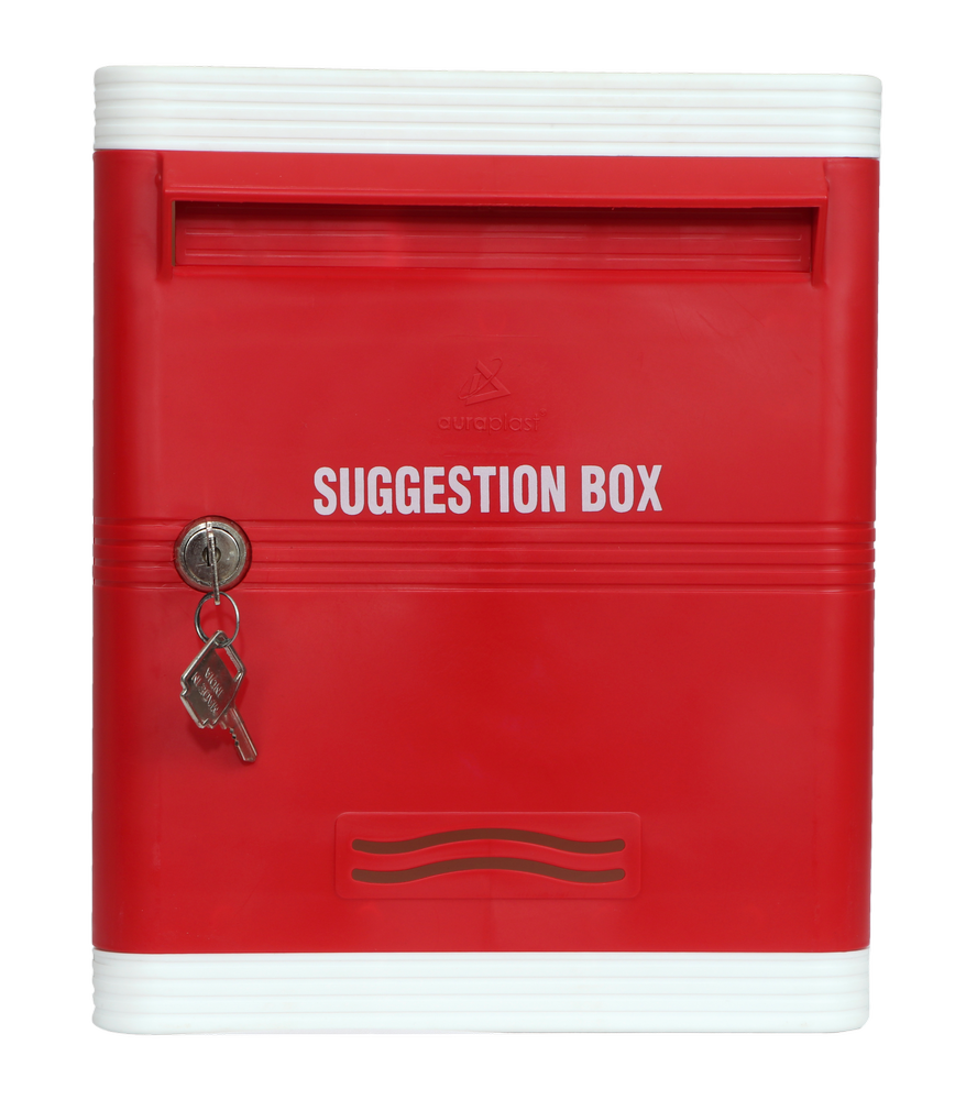 ABS Plastic Smart Red Suggestion Box, Size: 11*9*3