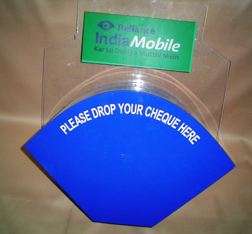 Acrylic Cheque Drop Box