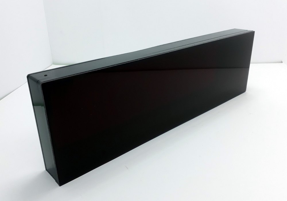Transparent Acrylic Electronic Display Enclosure Box, Rectangular, Size/Dimension: 370 X 115 X 38 Mm