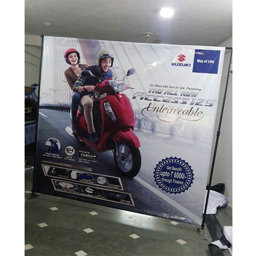 Promotional Backdrop Stand, Size: 5 X 5 - 8 X 8 Feet