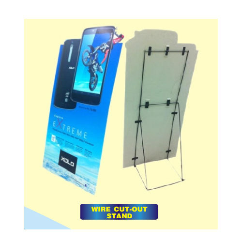 Wire Cut Out Stand, For Advertising
