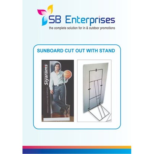 Promotional Sunboard Cut Out With Stand