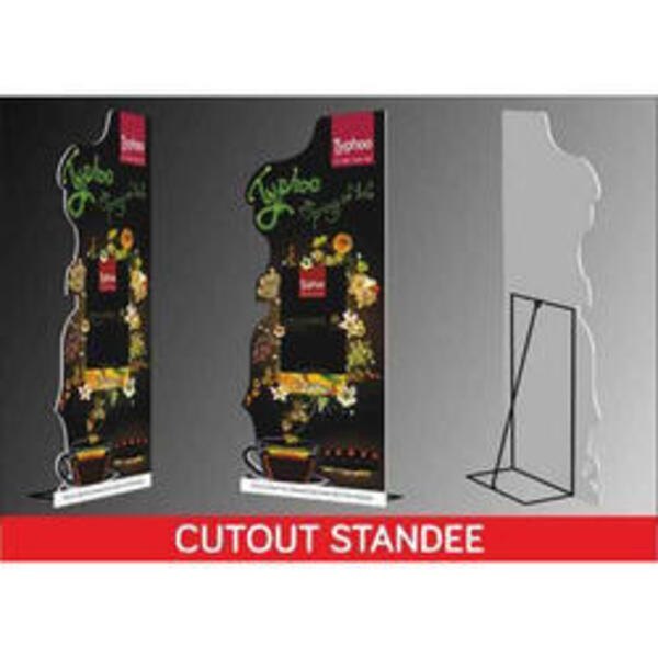 Advertisement Cut Out Display Stand, For Promotional