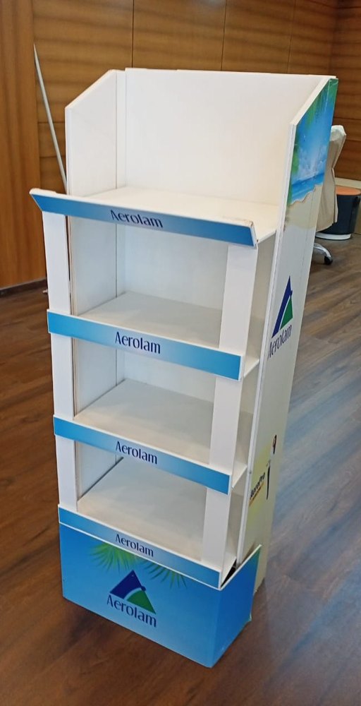 Bubble Guard Corrugated Display Stand, For Promotional