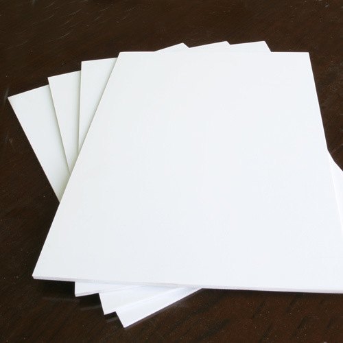 White Rigid PVC Board, Glossy, Thickness: 2.7mm