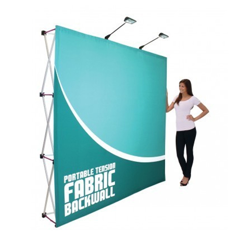 Portable Tension Fabric Backwall, Size: 10 X 7 Ft