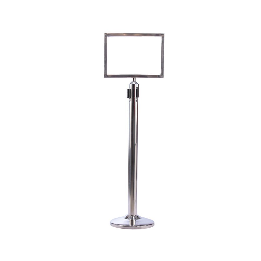 Stainless Steel A4 Sign Holder Stand, For everywhere
