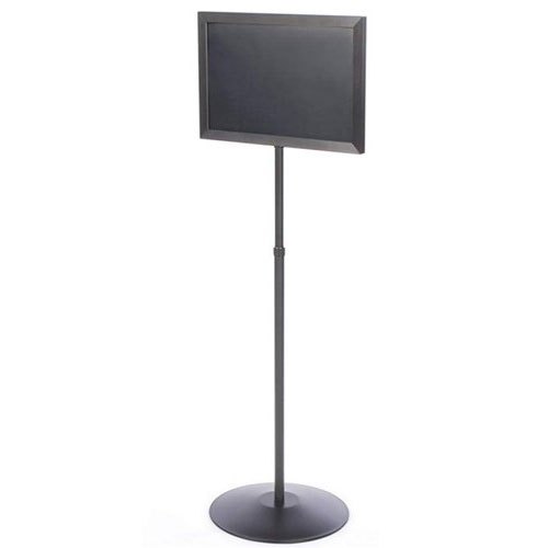 Stainless Steel Sign Stand, Size: 300x500x1355 Mm
