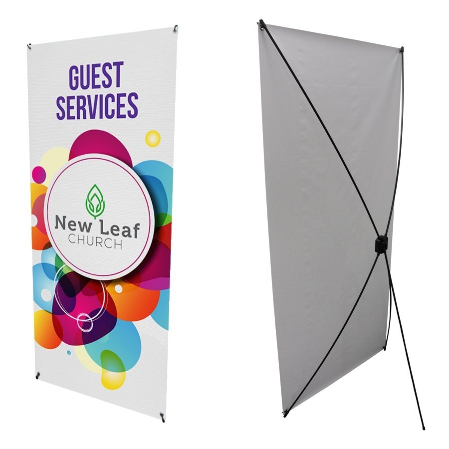 Plain X Frame Banner Stand, For Adverti