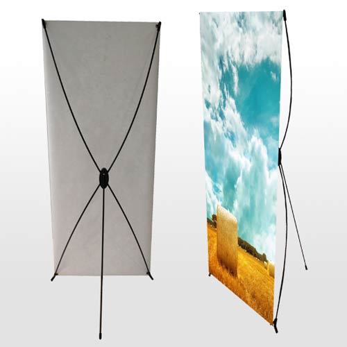 Printed X Banner Stand, For Advertising, Promotional