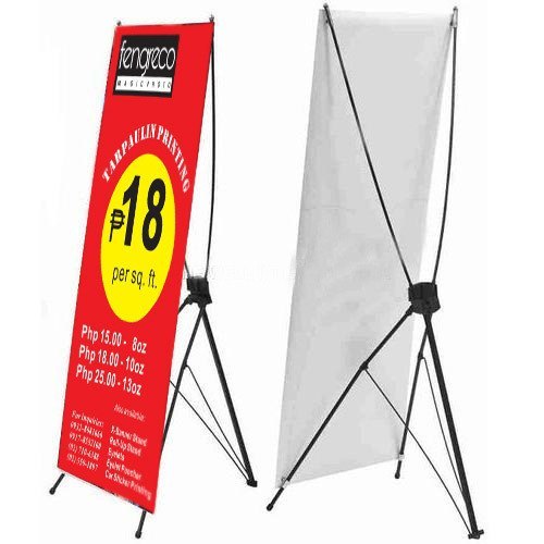 Plain X Banner Stand, For Industrial, Standard