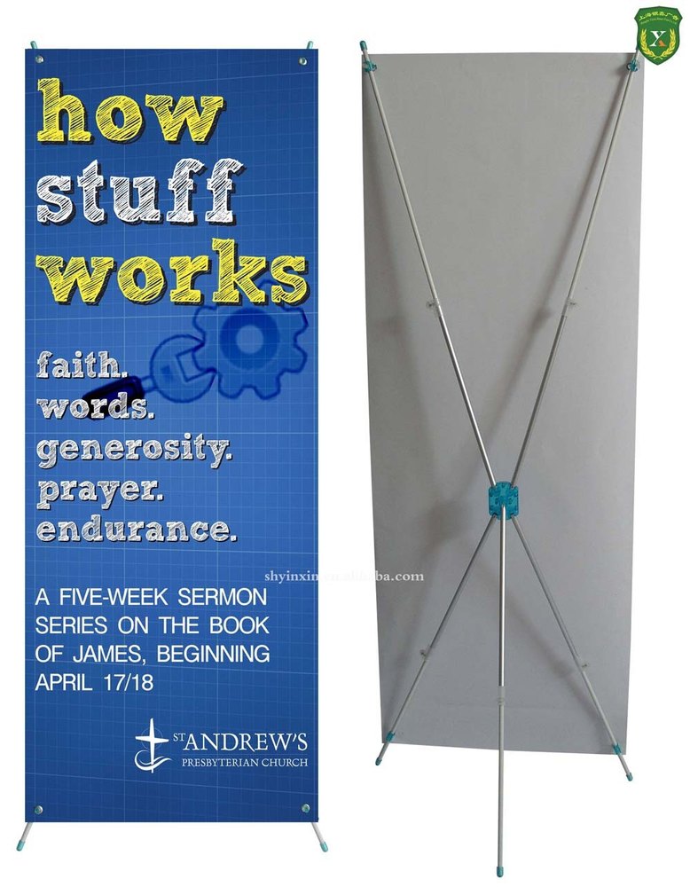 X Banner Stand, For Promotional Activity img