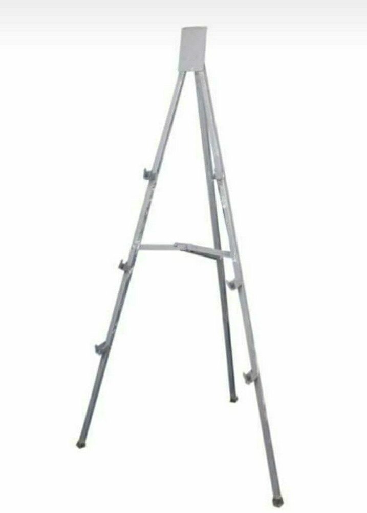 Black Grey White Iron Easel Display Stand, Size: 5ft