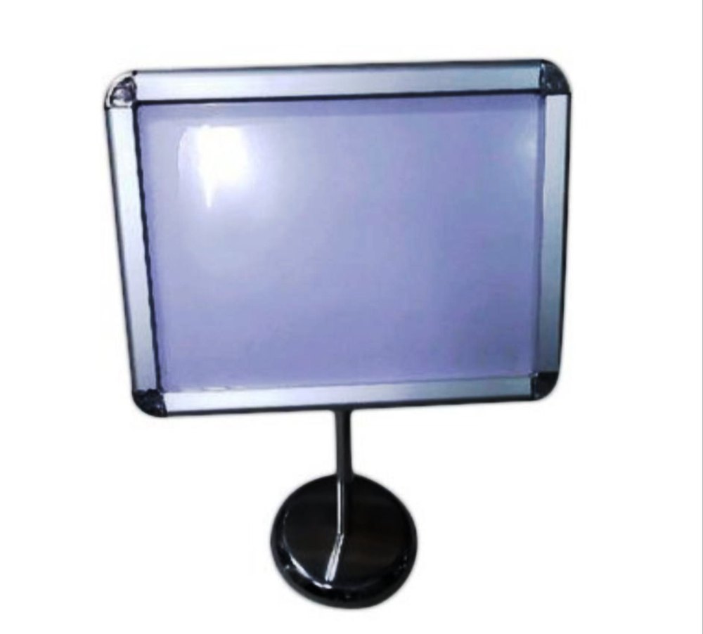 Floor Mounted Aluminium ( Frame) Outdoor Poster Stand, For Advertising