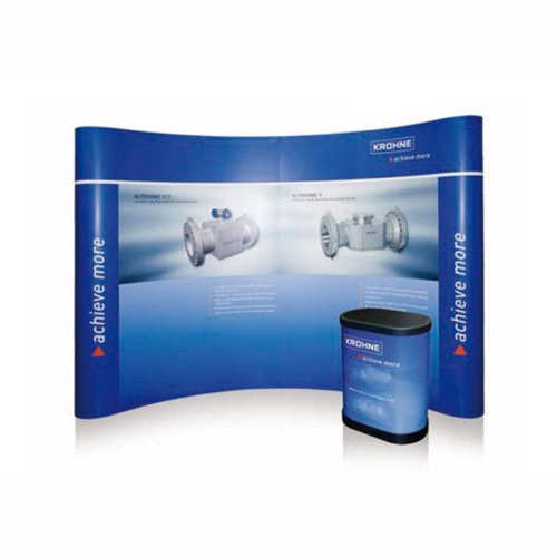 PVC POP Up Curve Display Stand For Advertising img