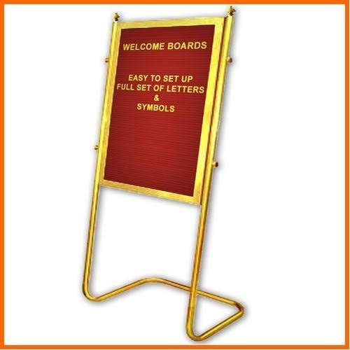 Aluminum (Frame) Powder Coated Bwi Lobby Stand, For Offices, School