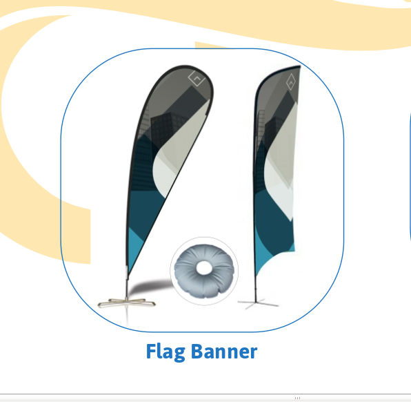 Metal Flag Banner Stand, For Advertisement