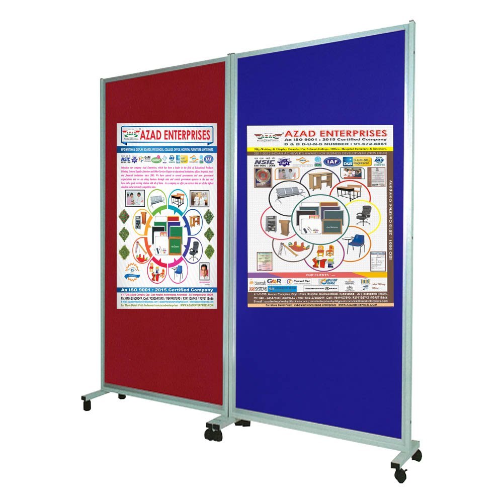 Exhibition Board With Wheel Stand, For School, College And Office