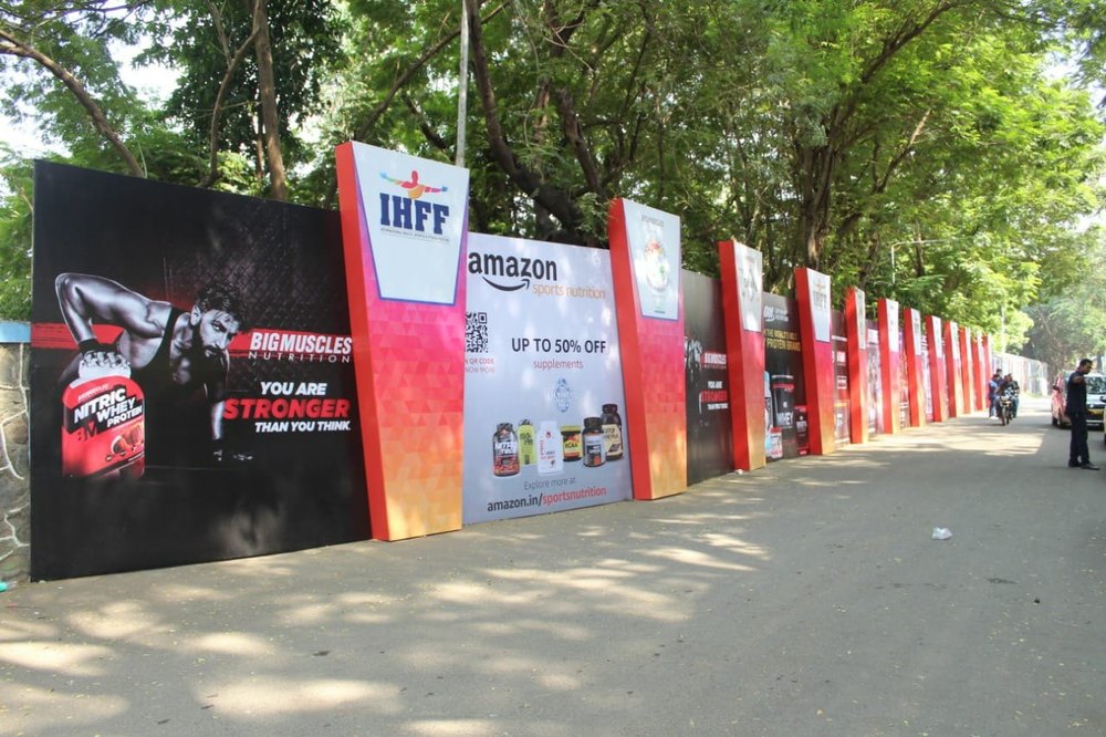 Multicolor Pathway Road Branding, For Event, Exhibition
