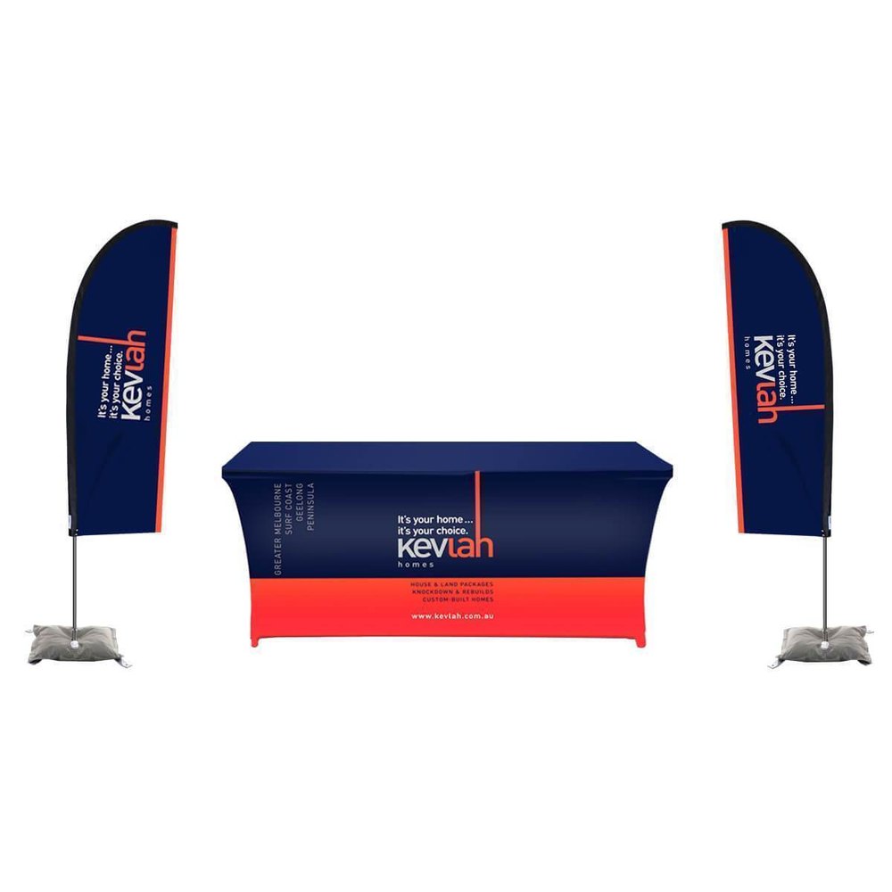 Promotional Outdoor Stand, Size: 600 X 2500 Mm And 1830 Mm