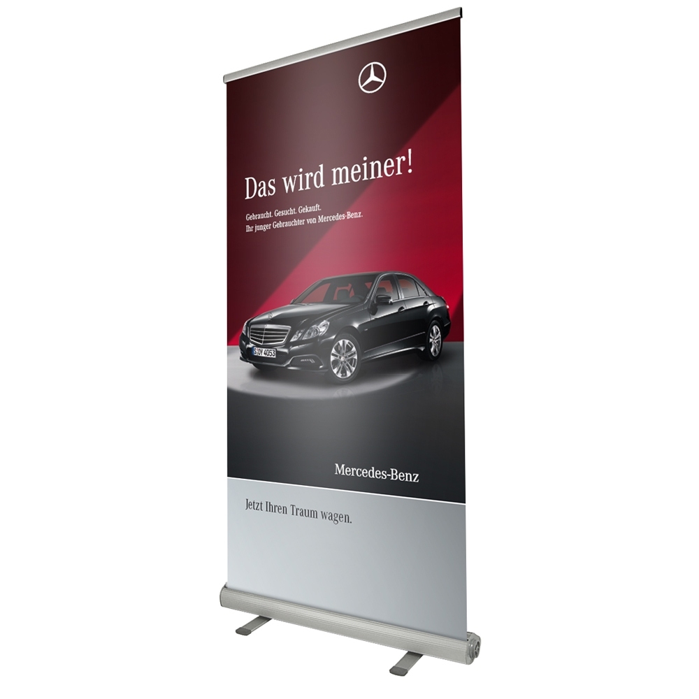 PVC Roll Up Banner Standee Service, For Promation