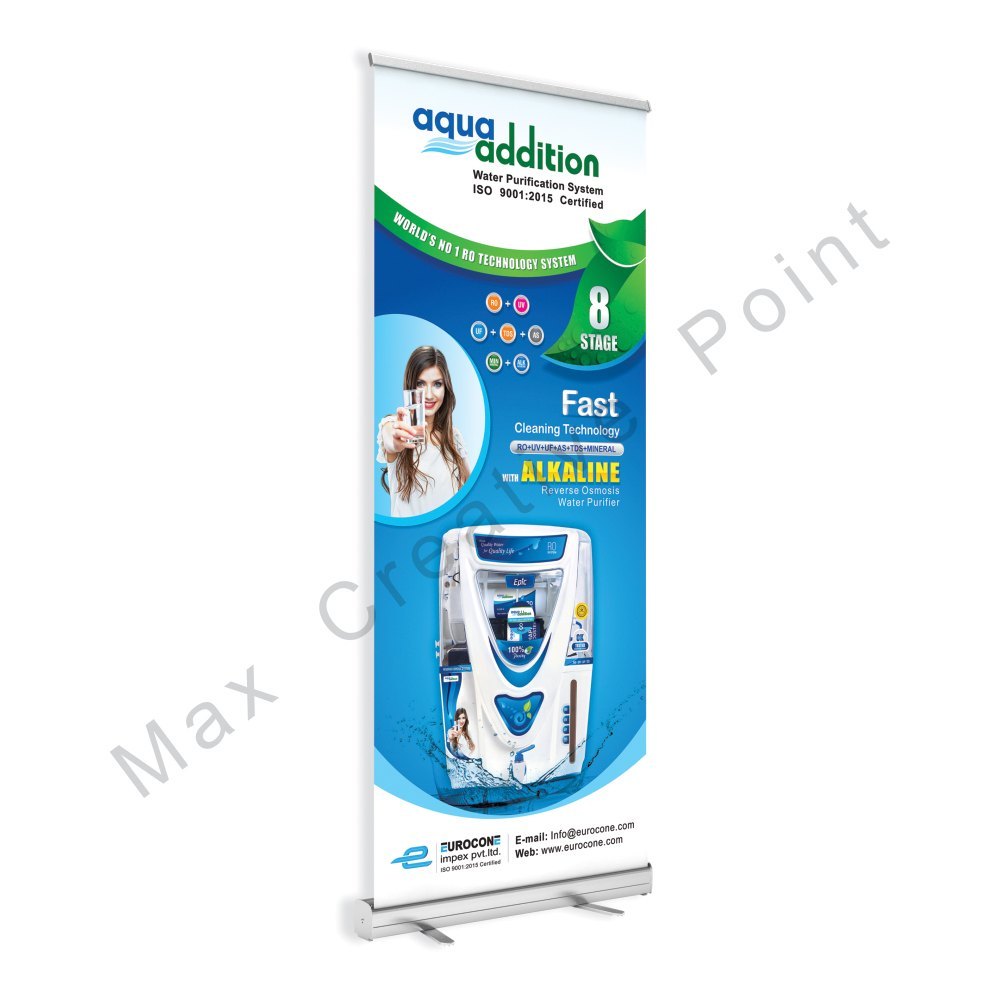 Retractable Banner Stand, For Advertisement