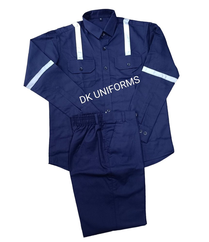 DK UNIFORMS Blue Factory worker uniform, For Industrial usage