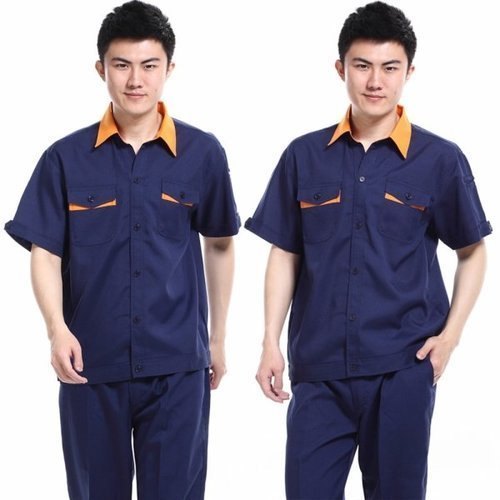 Cotton Half Sleeves Industrial Uniforms