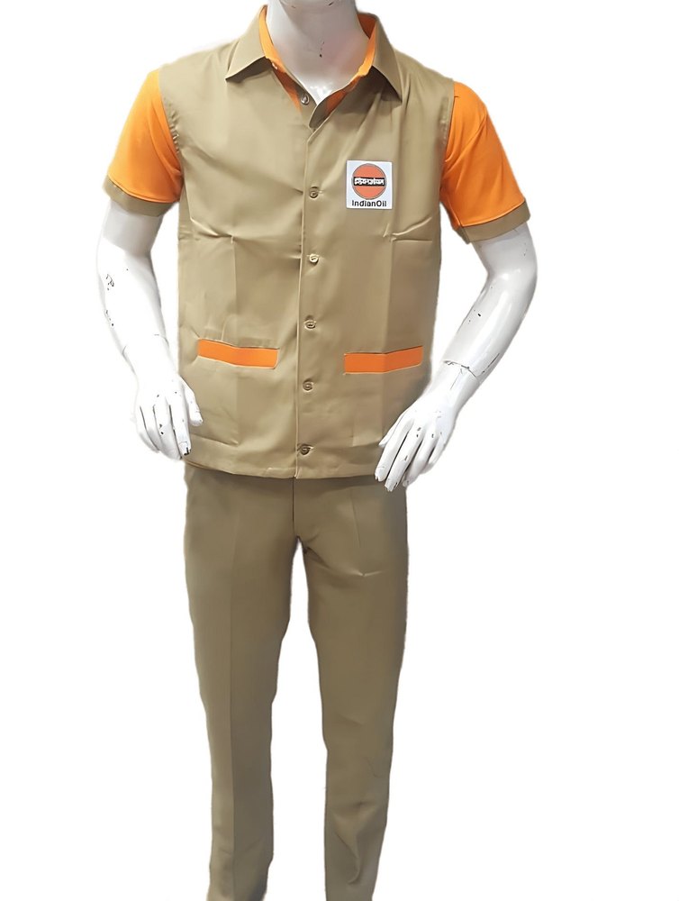 Polycotton Half sleeves Indian Oil Petrol Pump Uniform