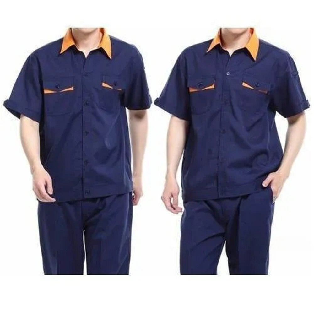 Poly cotton Half sleeves Worker Uniform