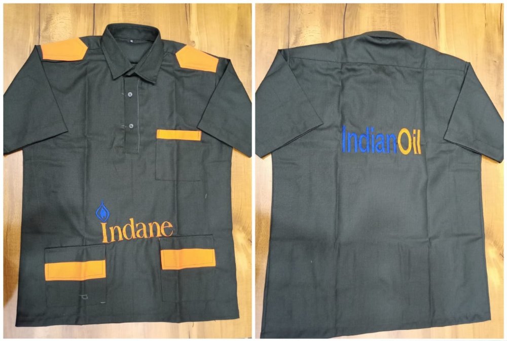 dresskart india green Indane Gas Uniform, Size: Medium