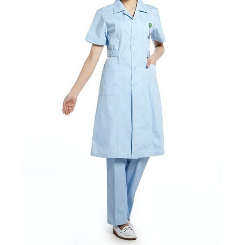 French Terrain Blue Hospital Staff Uniform, Size: Medium