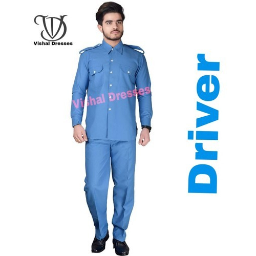 Sky Blue Men Driver Uniform, Size: 30 To 44