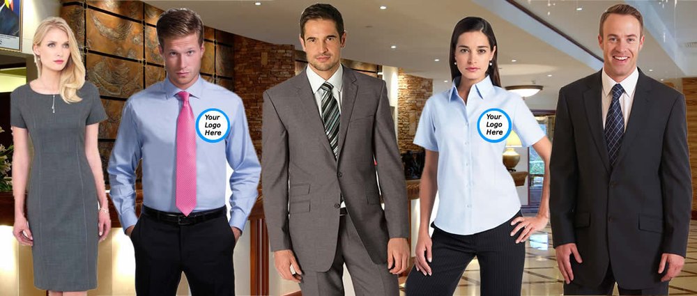 Polyesters-Viscose And Polyesters-Cotton Men And Women Corporate Workwear Uniforms, Size: Medium And Large