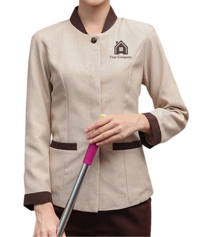 UNIPOINT Unisex Housekeeping Female Dress, For Hotel/Hospital