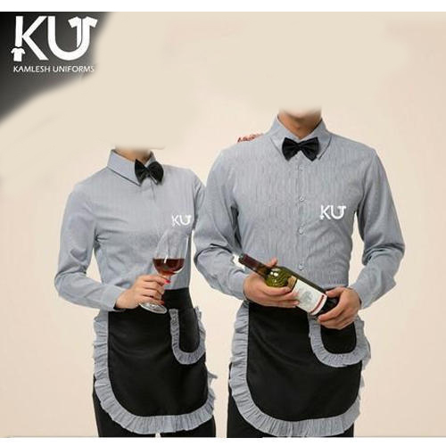 Cotton Full Sleeves Hotel Housekeeping Uniform, Size: Medium And Large