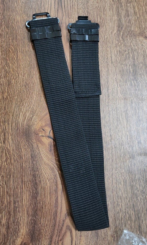 Plain Black Ncc Uniform Belts, Size: Medium