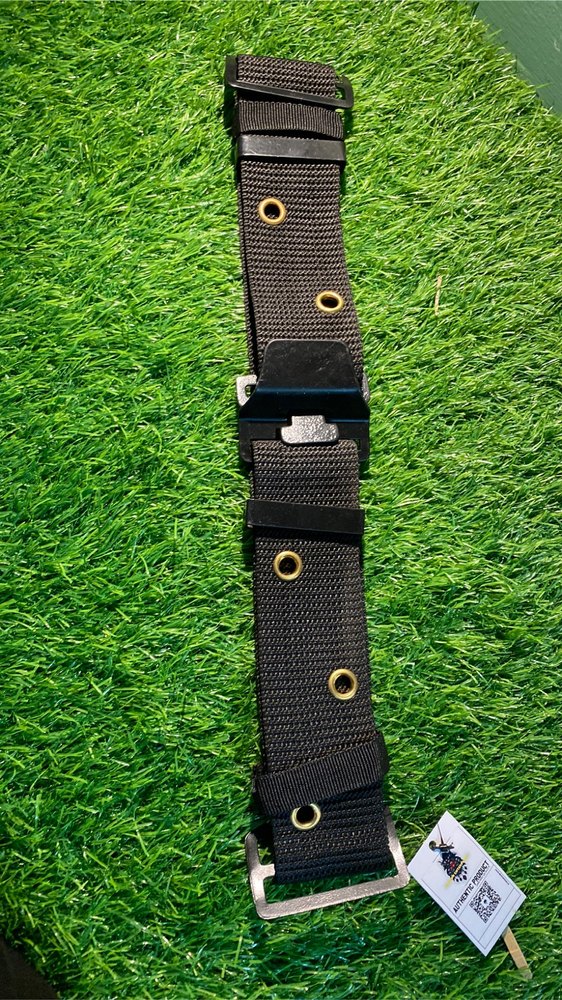 Nylon Black Police Eyelet Belt, For Police/Security